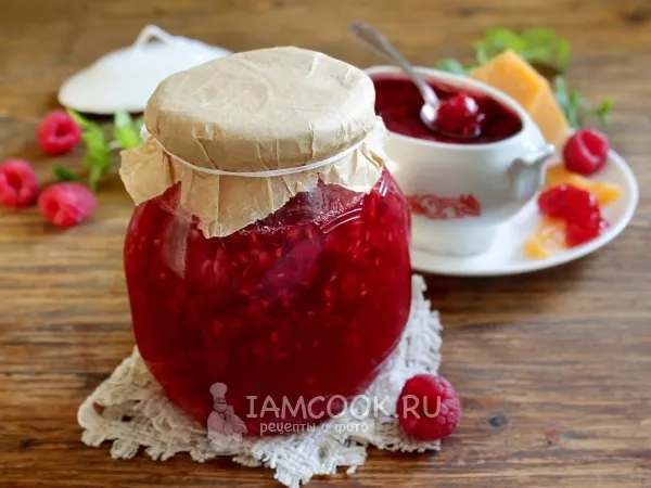 Фото блюда: Густое варенье из малины на зиму