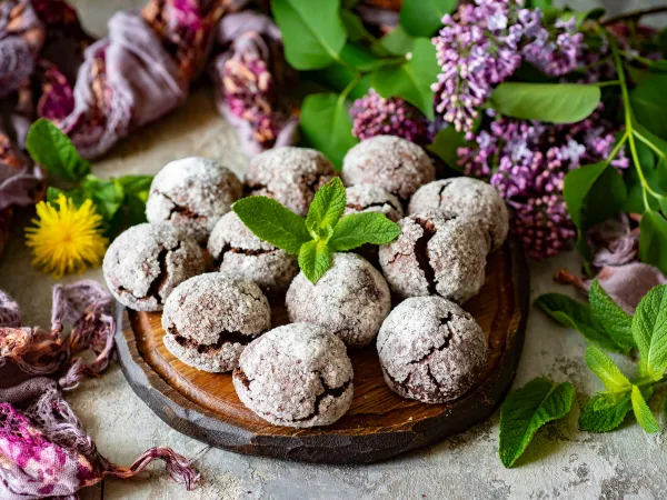 Фото блюда: Шоколадно-мятные пряники