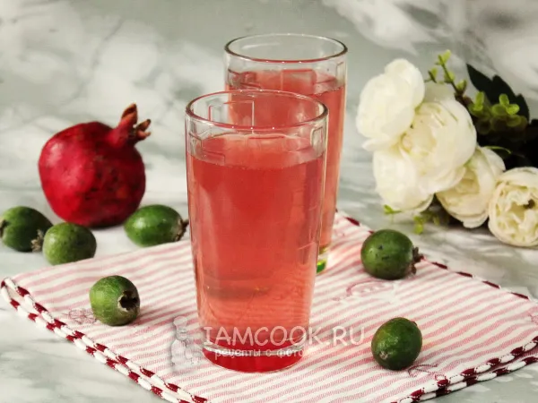 Фото блюда: Компот из фейхоа и граната