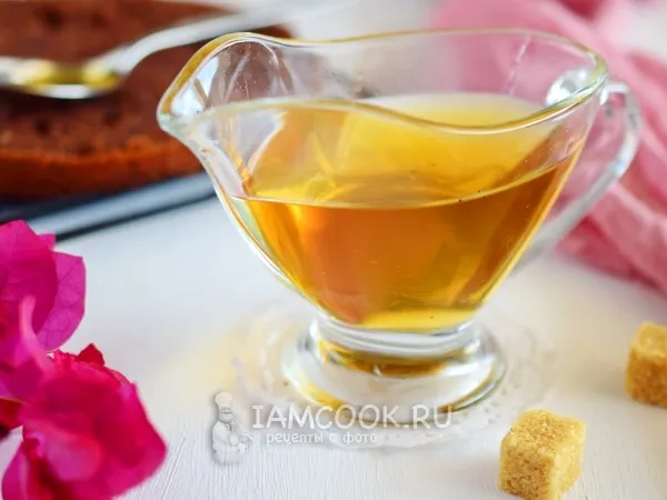 Фото блюда: Сахарный сироп для пропитки бисквита