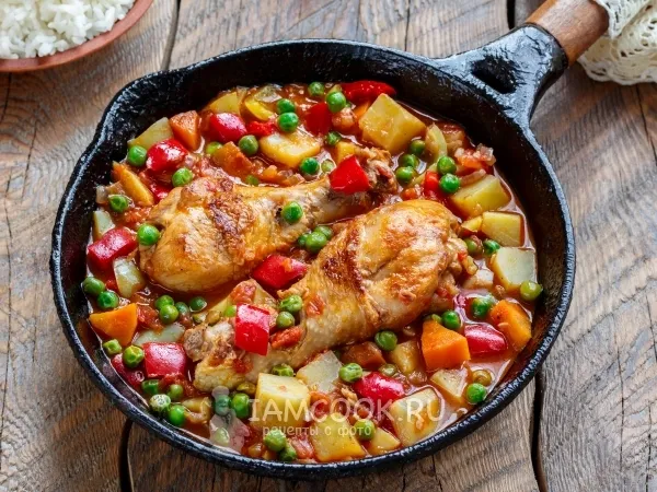 Фото блюда: Афритада из курицы