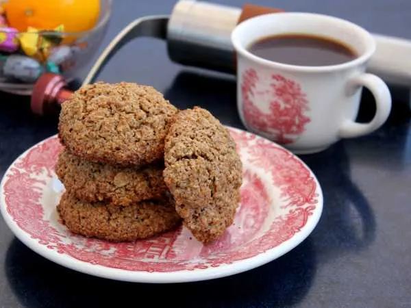 Фото блюда: Овсяное кофейное печенье с цедрой