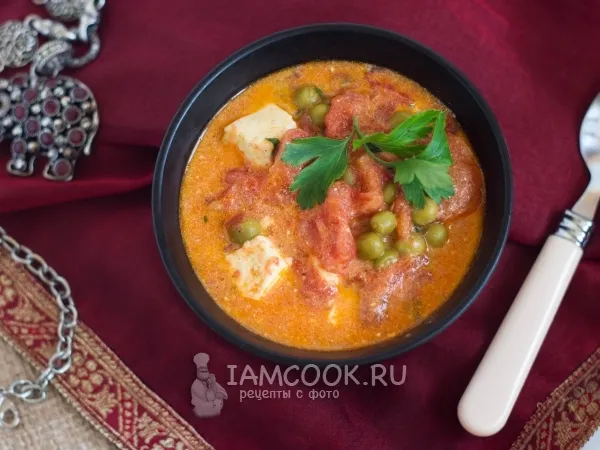 Фото блюда: Суп из тушеных помидоров и адыгейского сыра