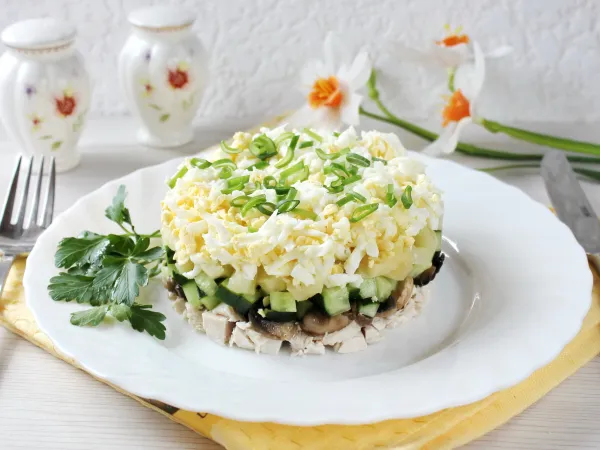 Фото блюда: Салат «Фиеста» с курицей