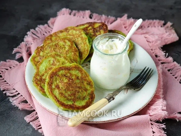 Фото блюда: Оладьи из брокколи