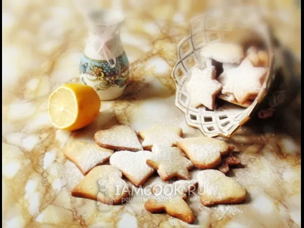 Фото блюда: Печенье с лимонной цедрой