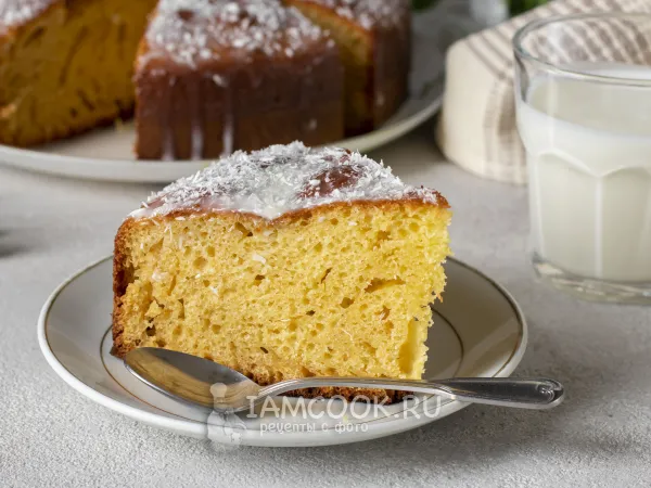 Фото блюда: Сметанник на кефире в духовке