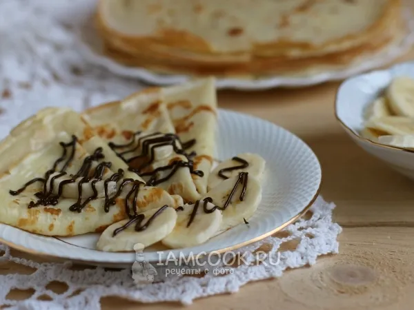 Фото блюда: Блины на молоке и кефире