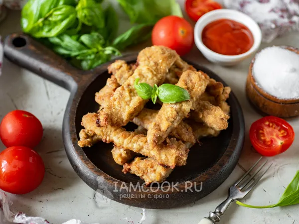 Фото блюда: Наггетсы из индейки в духовке