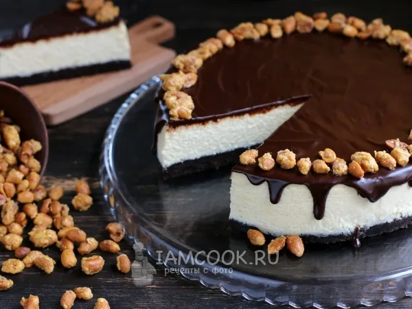 Фото блюда: Чизкейк с арахисовой пастой