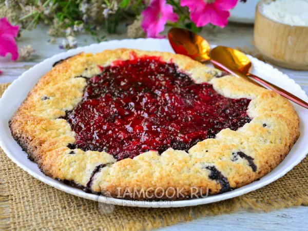 Фото блюда: Галета с малиной