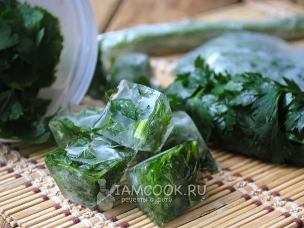 Фото блюда: Замороженная петрушка