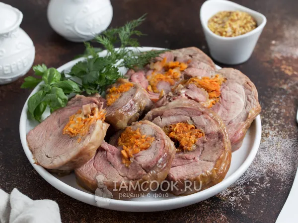 Фото блюда: Рулет из голени индейки без кости