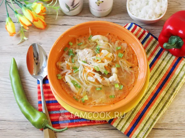 Фото блюда: Сапсо (корейский суп)