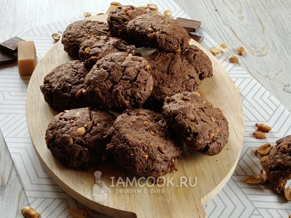 Фото блюда: Печенье «Сникерс»