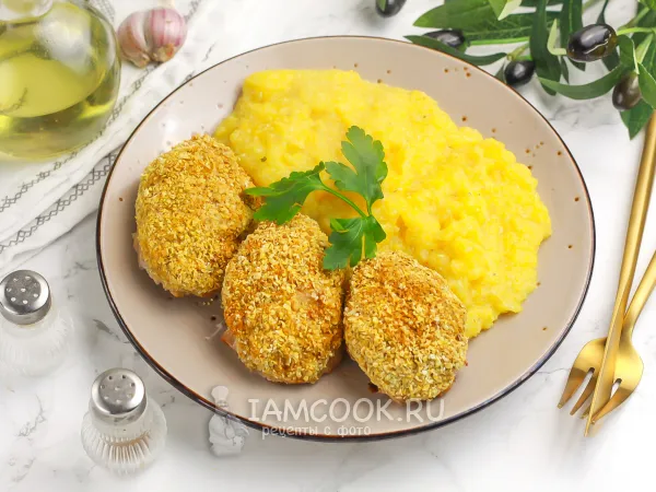 Фото блюда: Замороженные котлеты в аэрогриле