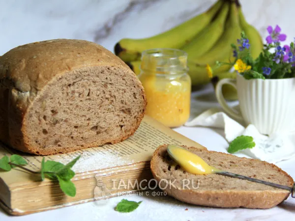 Фото блюда: Банановый хлеб в хлебопечке