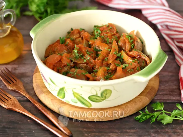 Фото блюда: Картошка с лечо в духовке