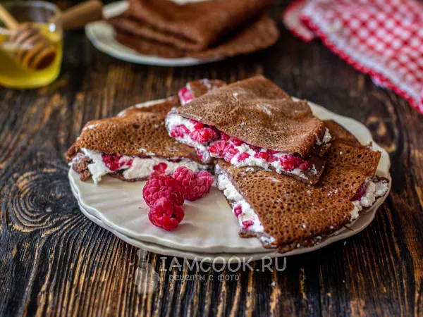 Фото блюда: Шоколадные блины ПП