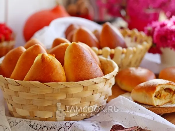 Фото блюда: Пирожки с капустой на тесте с майонезом