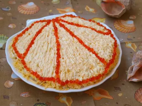 Фото блюда: Салат «Морская ракушка»