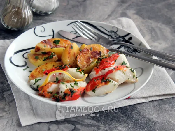 Фото блюда: Палтус в мультиварке