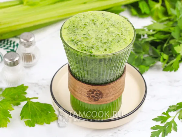 Фото блюда: Смузи из сельдерея и петрушки