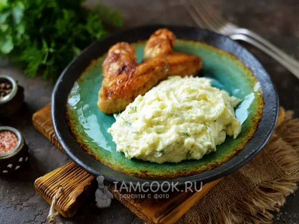Фото блюда: Картофельное пюре со сметаной