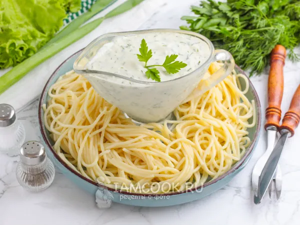 Фото блюда: Молочный соус для спагетти