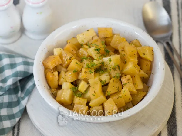 Фото блюда: Репа с тимьяном в духовке