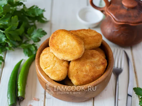 Фото блюда: Котлеты из кукурузной каши