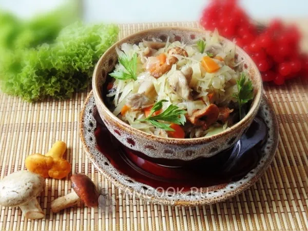 Фото блюда: Грибная солянка «Ассорти»