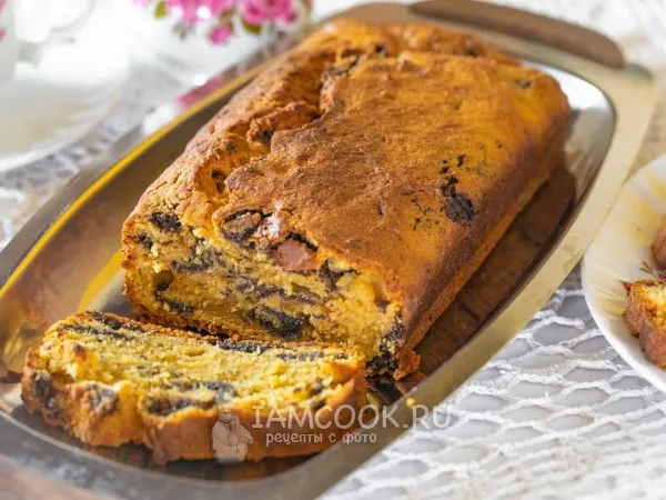 Фото блюда: Творожный кекс с маком