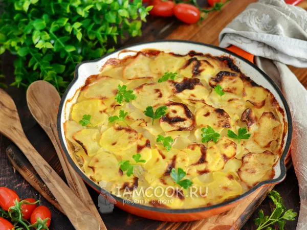 Фото блюда: Картофельная запеканка с фаршем индейки