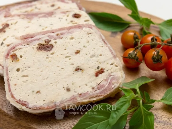 Фото блюда: Куриный террин с вялеными помидорами