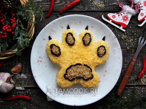 Фото блюда: Салат «Лапа тигра»