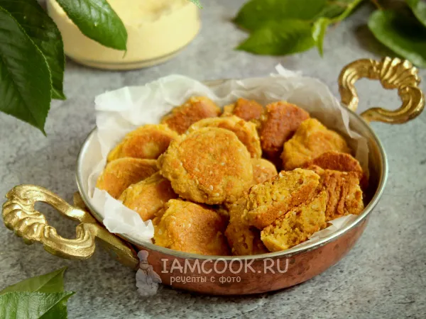 Фото блюда: Печенье из поленты на сковороде