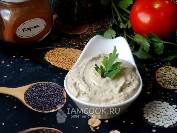 Фото блюда: Соус из творожного сыра