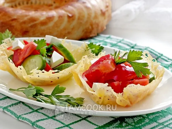 Фото блюда: Сырные корзиночки