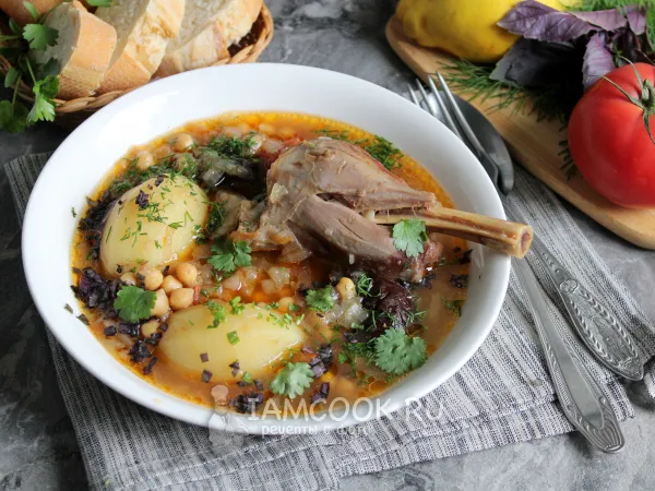 Фото блюда: Бозбаш из баранины