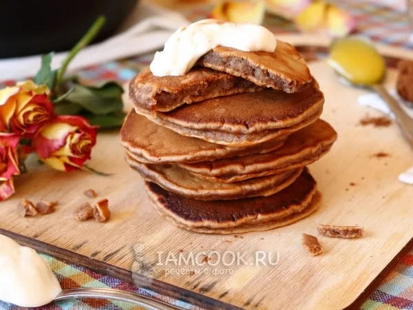 Фото блюда: Оладьи из бананов и яиц с мукой