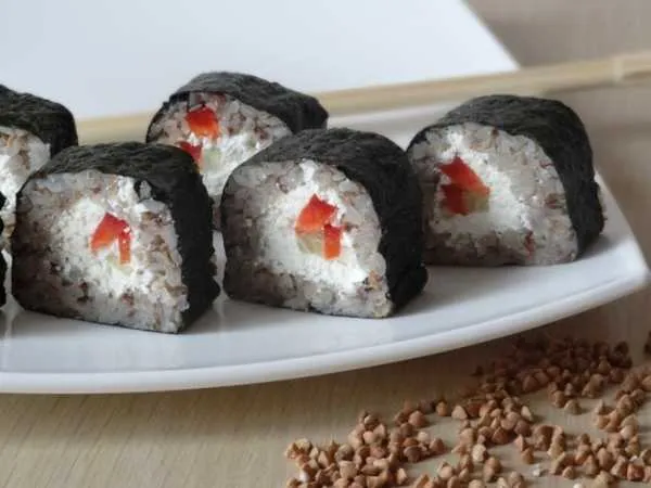 Фото блюда: Гречневые роллы