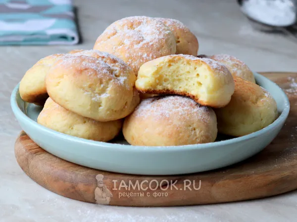Фото блюда: Творожные пончики в духовке