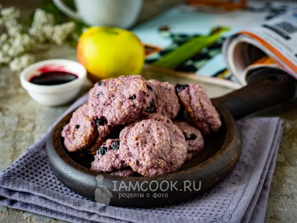 Фото блюда: Овсяное печенье с вареньем