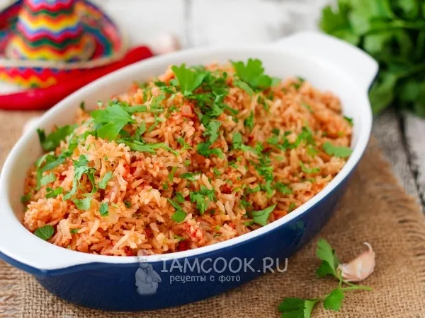 Фото блюда: Мексиканский красный рис