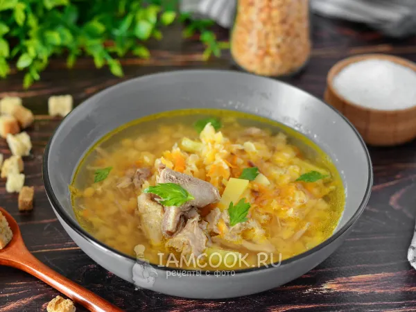 Фото блюда: Гороховый суп с уткой