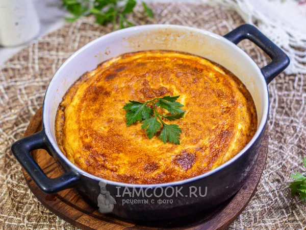 Фото блюда: Омлет с творогом в аэрогриле