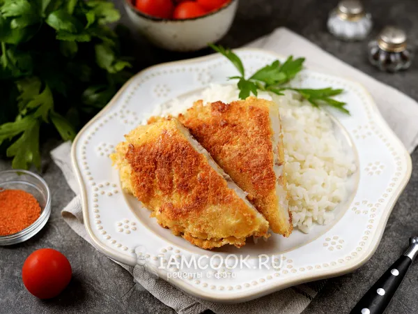 Фото блюда: Рыбный шницель