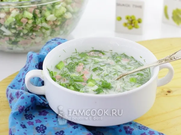 Фото блюда: Окрошка на воде с уксусом