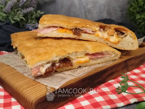 Фото блюда: Фокачча-сэндвич